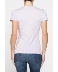 T-SHIRT GIROCOLLO CON STAMPA CARRERA IN JERSEY DI PURO COTONE