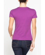T-SHIRT GIROCOLLO CON STAMPA CARRERA IN JERSEY DI PURO COTONE