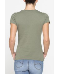 T-SHIRT GIROCOLLO CON STAMPA CARRERA IN JERSEY DI PURO COTONE