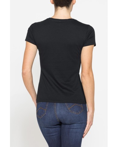 T-SHIRT GIROCOLLO CON STAMPA CARRERA IN JERSEY DI PURO COTONE