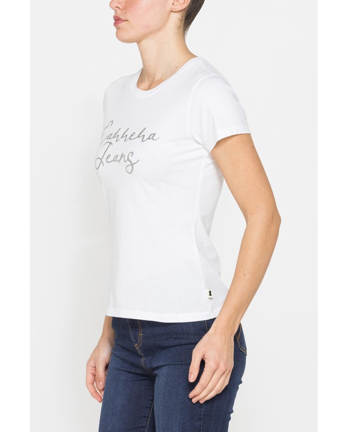 T-SHIRT CON STAMPA FROMTALE IN JERSEY DI COTONE