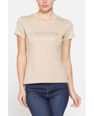 T-SHIRT CON STAMPA FROMTALE IN JERSEY DI COTONE