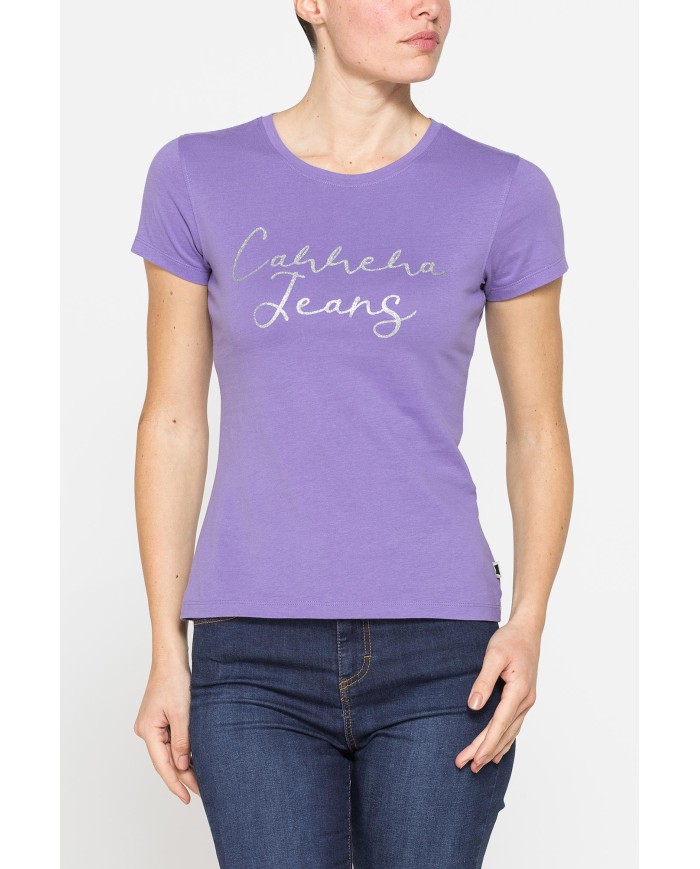 T-SHIRT CON STAMPA FROMTALE IN JERSEY DI COTONE