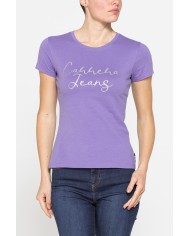 T-SHIRT CON STAMPA FROMTALE IN JERSEY DI COTONE