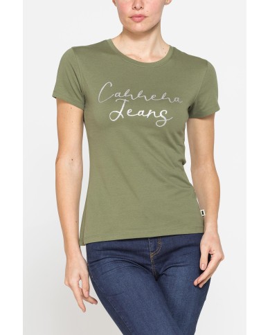 T-SHIRT CON STAMPA FROMTALE IN JERSEY DI COTONE