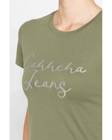 T-SHIRT CON STAMPA FROMTALE IN JERSEY DI COTONE