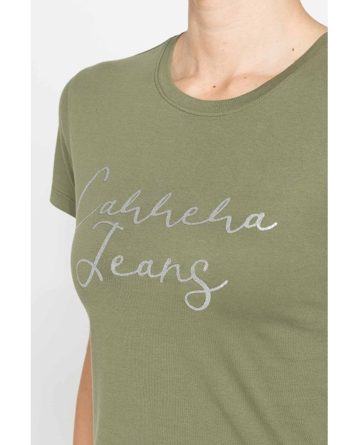 T-SHIRT CON STAMPA FROMTALE IN JERSEY DI COTONE