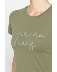 T-SHIRT CON STAMPA FROMTALE IN JERSEY DI COTONE