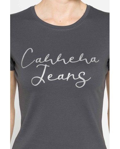 T-SHIRT CON STAMPA FROMTALE IN JERSEY DI COTONE