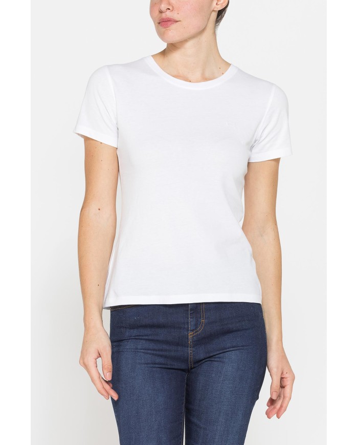 T-SHIRT BASICA IN JERSEY DI PURO COTONE