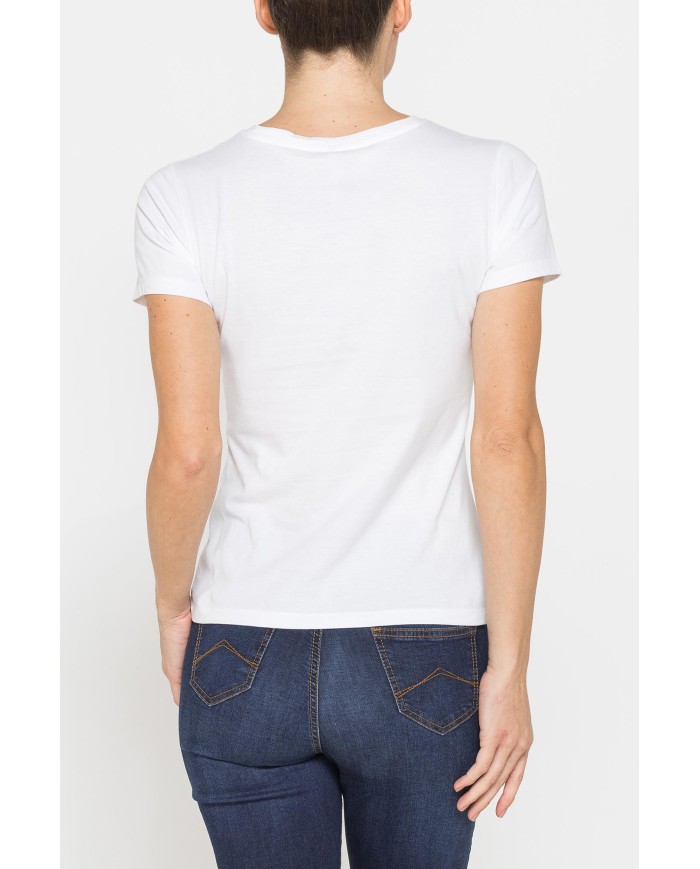 T-SHIRT BASICA IN JERSEY DI PURO COTONE