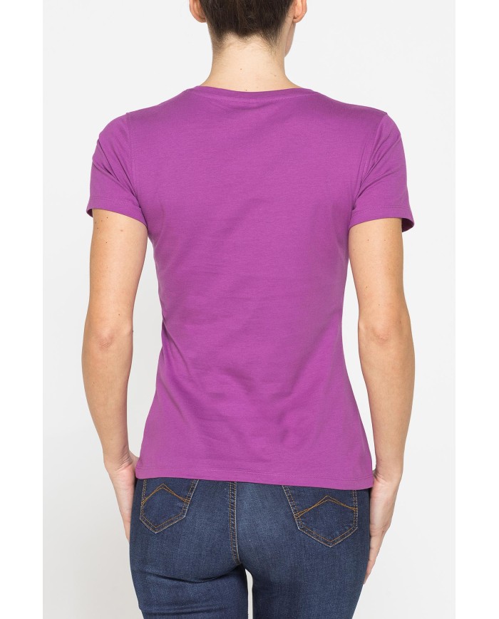 T-SHIRT BASICA IN JERSEY DI PURO COTONE