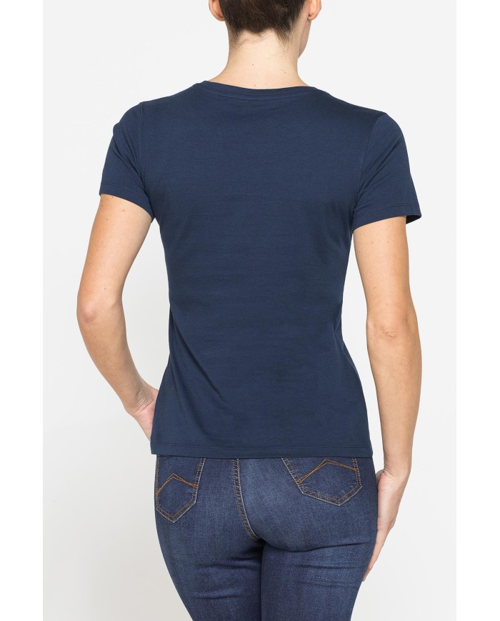 T-SHIRT BASICA IN JERSEY DI PURO COTONE