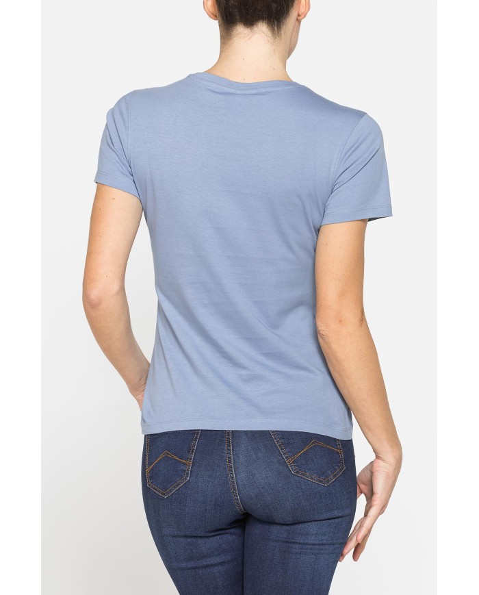 T-SHIRT BASICA IN JERSEY DI PURO COTONE