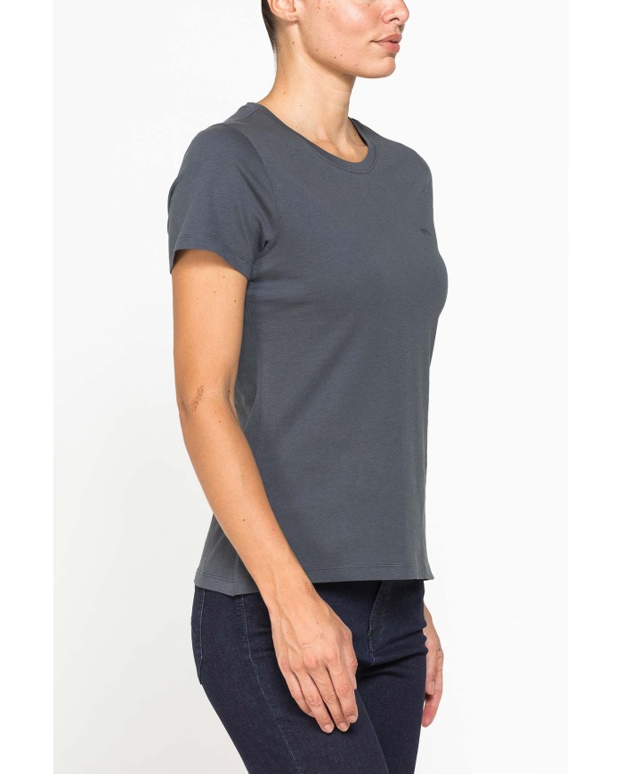 T-SHIRT BASICA IN JERSEY DI PURO COTONE