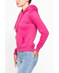 FELPA BASICA FULL ZIP CON CAPPUCCIO