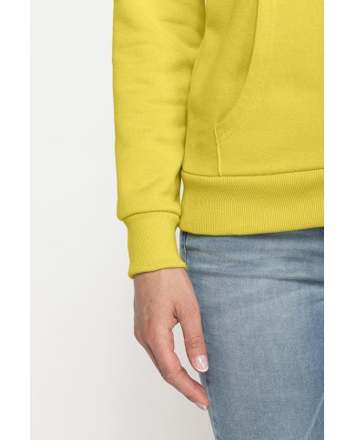 FELPA BASICA FULL ZIP CON CAPPUCCIO