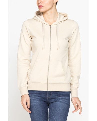 FELPA FULL ZIP CON CAPPUCCIO