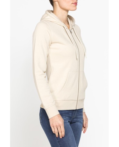 FELPA FULL ZIP CON CAPPUCCIO