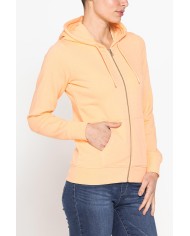 FELPA FULL ZIP CON CAPPUCCIO