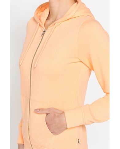FELPA FULL ZIP CON CAPPUCCIO