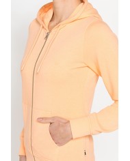 FELPA FULL ZIP CON CAPPUCCIO