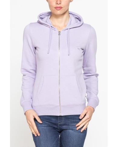 FELPA FULL ZIP CON CAPPUCCIO