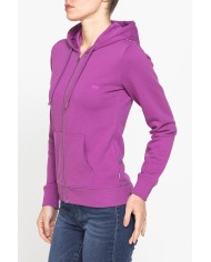 FELPA FULL ZIP CON CAPPUCCIO