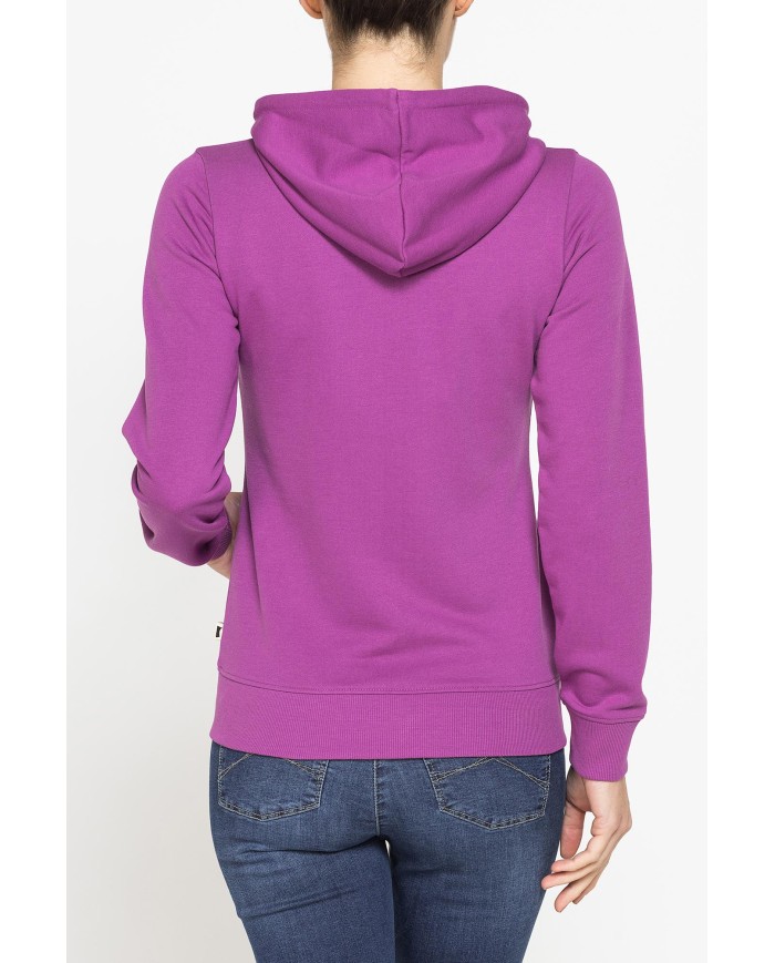 FELPA FULL ZIP CON CAPPUCCIO