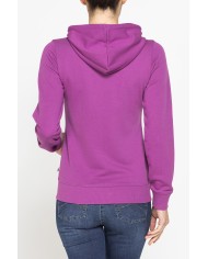 FELPA FULL ZIP CON CAPPUCCIO