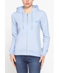 FELPA FULL ZIP CON CAPPUCCIO
