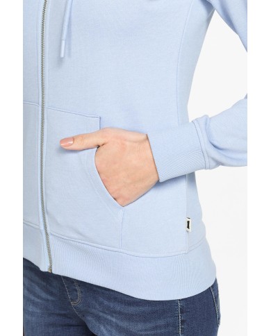 FELPA FULL ZIP CON CAPPUCCIO