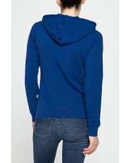 FELPA FULL ZIP CON CAPPUCCIO