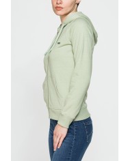 FELPA FULL ZIP CON CAPPUCCIO