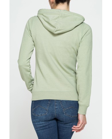 FELPA FULL ZIP CON CAPPUCCIO