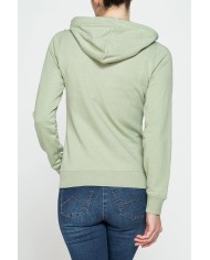 FELPA FULL ZIP CON CAPPUCCIO