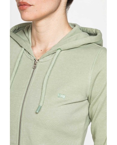 FELPA FULL ZIP CON CAPPUCCIO