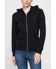 FELPA FULL ZIP CON CAPPUCCIO