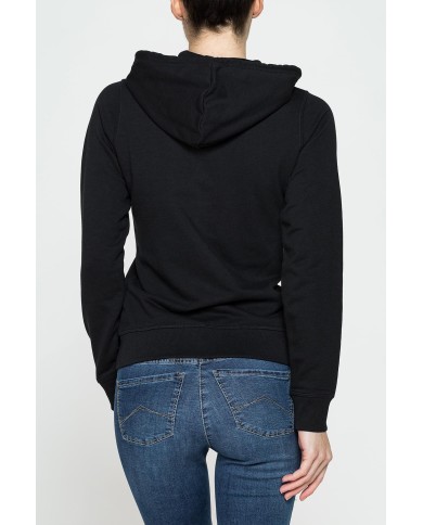 FELPA FULL ZIP CON CAPPUCCIO