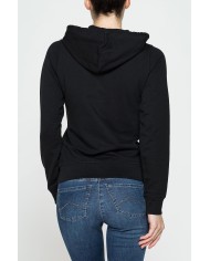 FELPA FULL ZIP CON CAPPUCCIO