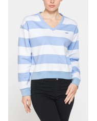 FELPA SCOLLO A V IN FRENCH TERRY COMFORT FIT