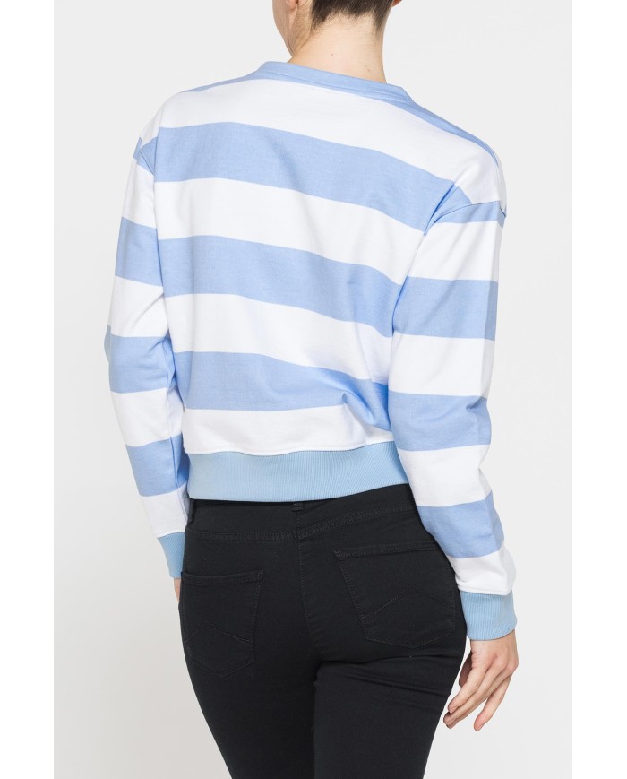 FELPA SCOLLO A V IN FRENCH TERRY COMFORT FIT