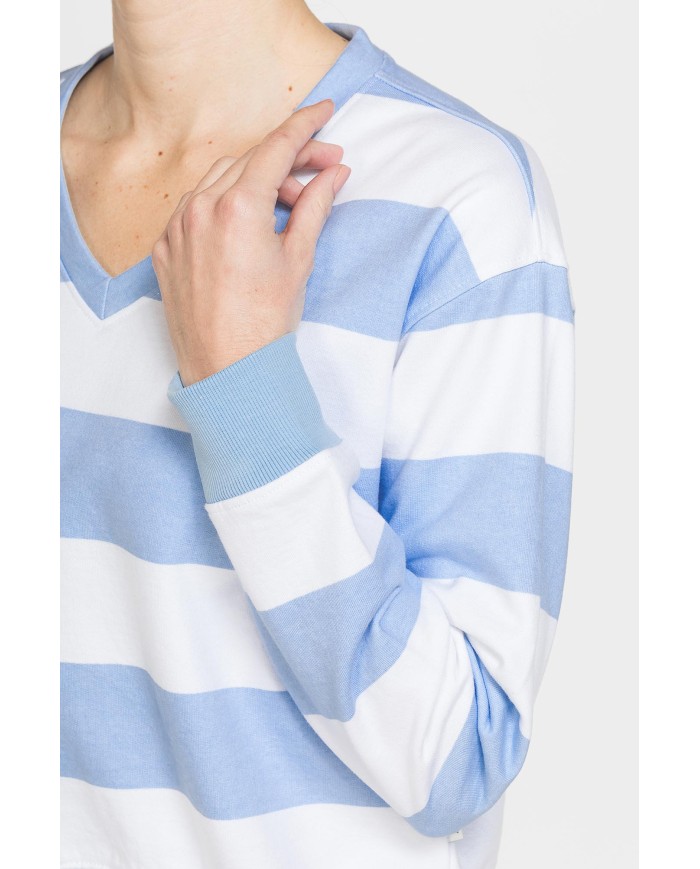 FELPA SCOLLO A V IN FRENCH TERRY COMFORT FIT