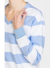 FELPA SCOLLO A V IN FRENCH TERRY COMFORT FIT