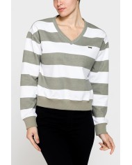 FELPA SCOLLO A V IN FRENCH TERRY COMFORT FIT