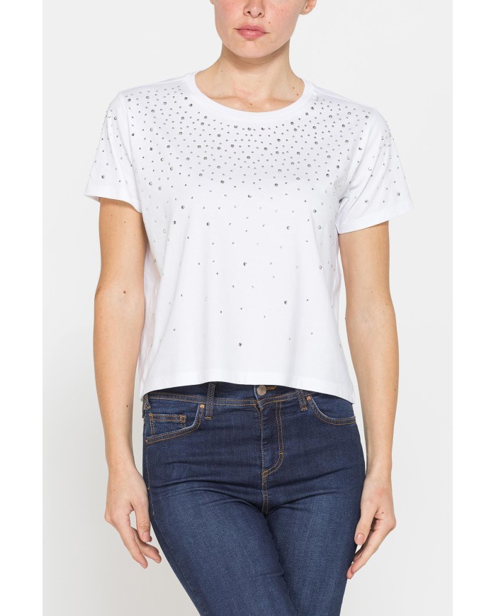 T-SHIRT CON APPLICAZIONI COMFORT FIT