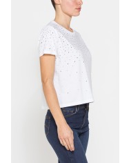 T-SHIRT CON APPLICAZIONI COMFORT FIT