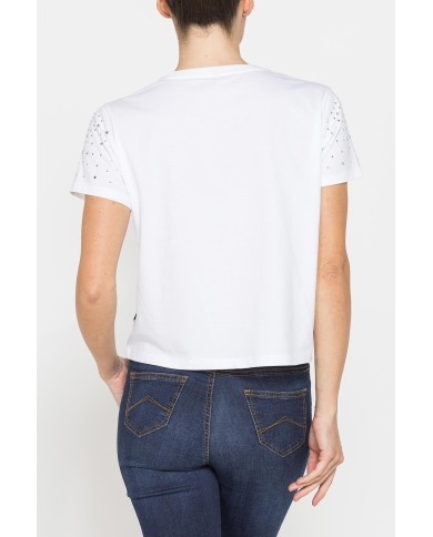 T-SHIRT CON APPLICAZIONI COMFORT FIT