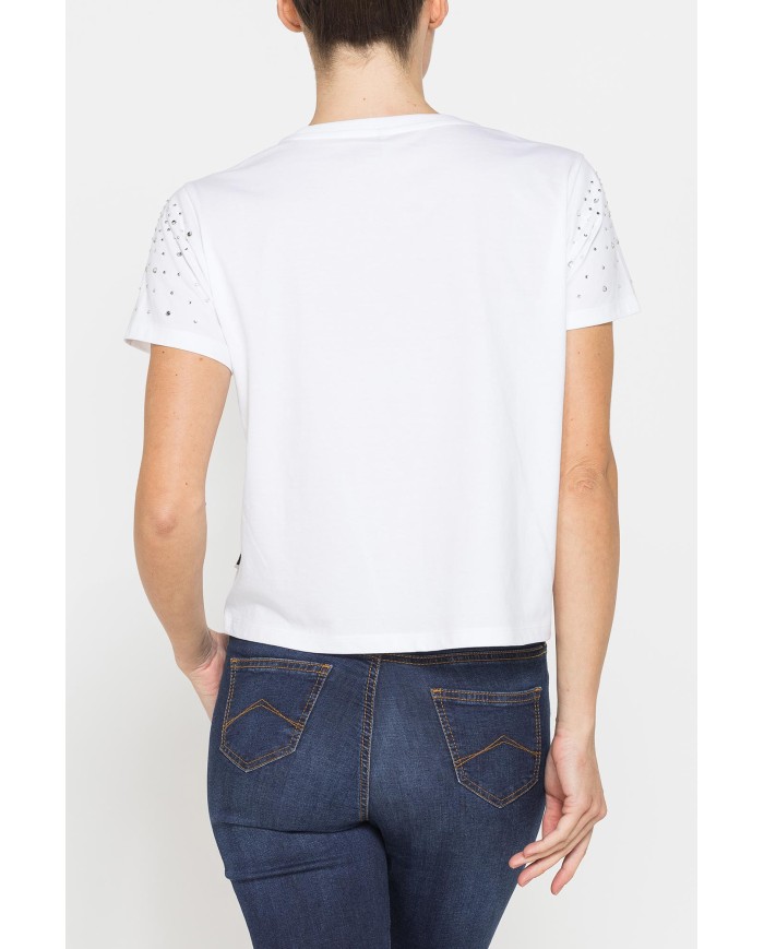 T-SHIRT CON APPLICAZIONI COMFORT FIT