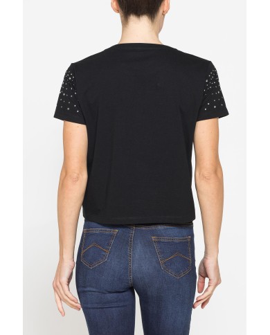 T-SHIRT CON APPLICAZIONI COMFORT FIT